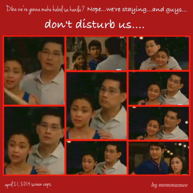 4-21dDon’t disturb us….