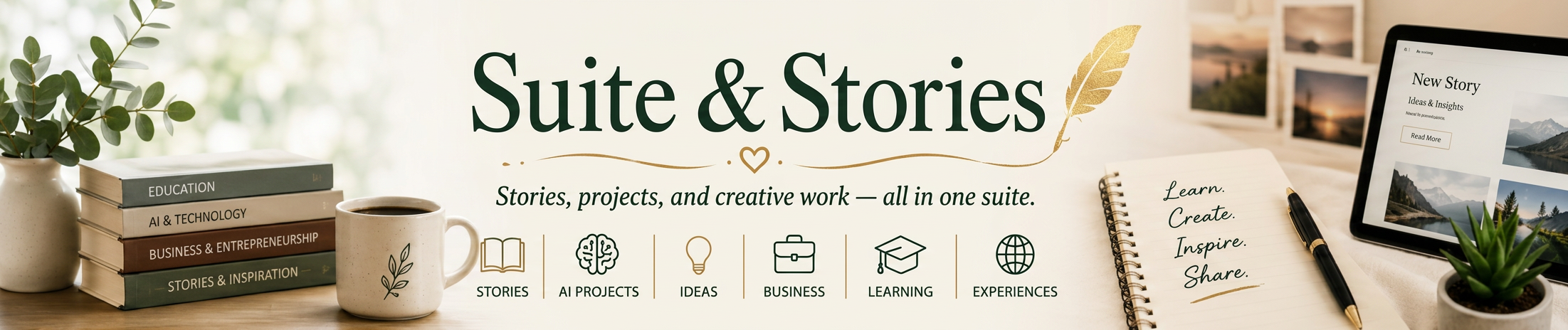 Suite & Stories banner